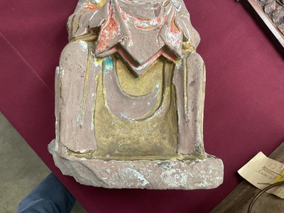 Lot 675 - Large Chinese funerary figure