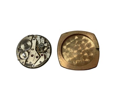 Lot 14 - 9ct gold cased Avia wristwatch, silver half hunter pocket watch and a Victorian silver fob watch on silver chain with a silver fob