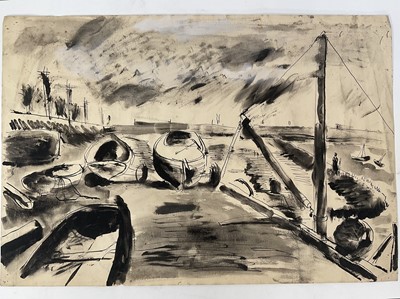 Lot 67 - Colin Moss (1914-2005) collection of seven works on paper, various sizes and media