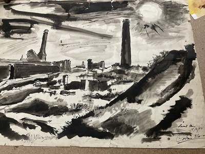 Lot 71 - Colin Moss (1914-2005) collection of five works on paper, various sizes and media