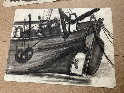 Lot 71 - Colin Moss (1914-2005) collection of five works on paper, various sizes and media