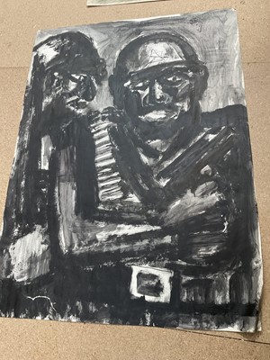 Lot 71 - Colin Moss (1914-2005) collection of five works on paper, various sizes and media
