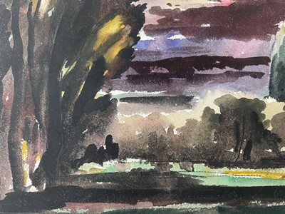 Lot 75 - Paul Earee (1888-1968) watercolour, landscape, 37 x 56cm. provenance: Estate of Colin Moss