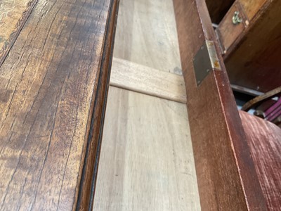 Lot 1258 - Late Victorian mahogany twin pedestal desk, the brown leather lined top above an arrangement of nine drawers with bun handles, 152cm wide x 83cm deep x 75cm high