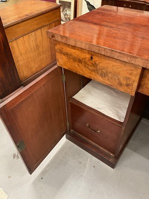Lot 1264 - Regency mahogany twin pedestal sideboard with an arrangement of drawers and cupboards