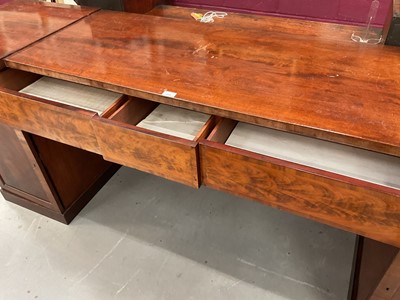 Lot 1264 - Regency mahogany twin pedestal sideboard with an arrangement of drawers and cupboards