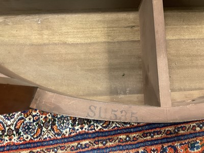 Lot 1281 - Edwardian satinwood oval side table