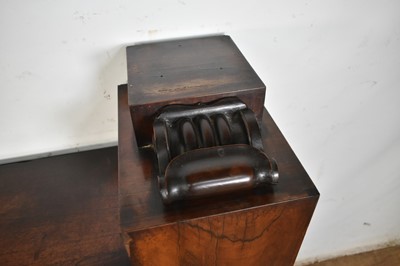 Lot 1296 - Highly unusual Scottish Regency rosewood sideboard