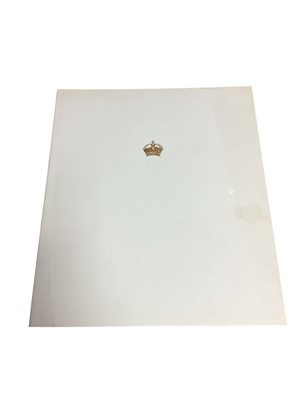 Lot 9 - H.M. Queen Elizabeth The Queen Mother, scarce signed 1987 family Christmas card with gilt embossed crown to cover, colour photograph of Her Majesty in a ball gown to the interior, signed in ink...