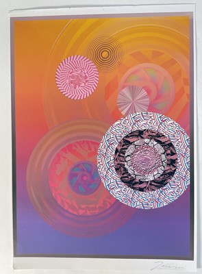Lot 5074 - *Richard Drew, known as Zacron (British, 1943-2012) Collection of prints, mostly signed, 11 prints and several duplicates, 15 in total, the largest 36cm x 27cm, all loose. (15)