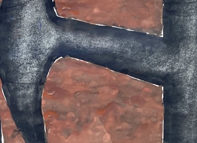 Lot 964 - *Josef Herman (1911-2000) watercolour, 'Fish', 19.5cm x 25cm, in glazed frame