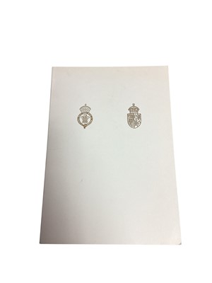 Lot 21 - T.R.H. The Prince and Princess of Wales, handwritten