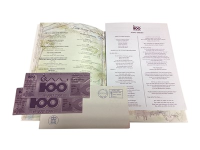 Lot 23 - H.M. Queen Elizabeth The Queen Mother a group of official ephemera including 100th Birthday Thanksgiving Service Ceremonials (x2) and Order of Service, National Tribute to The Queen Mother for he...