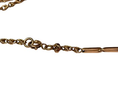 Lot 31 - Victorian 9ct gold fancy link chain