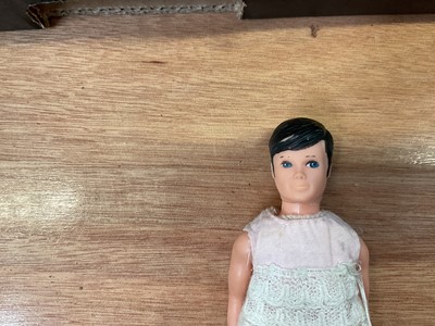 Lot 2058 - Pippa dolls no.2 (x8), Pippa doll no.3, inc. Pippa Penny Brown, Pippa Jasmine plus two Pete. Also a good selection of clothing and accessories and a red Pippa wardrobe.
