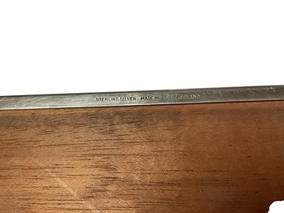 Lot 42 - Rare Omega sterling silver cigar box made to commemorate the Omega Constellation chronometer watches