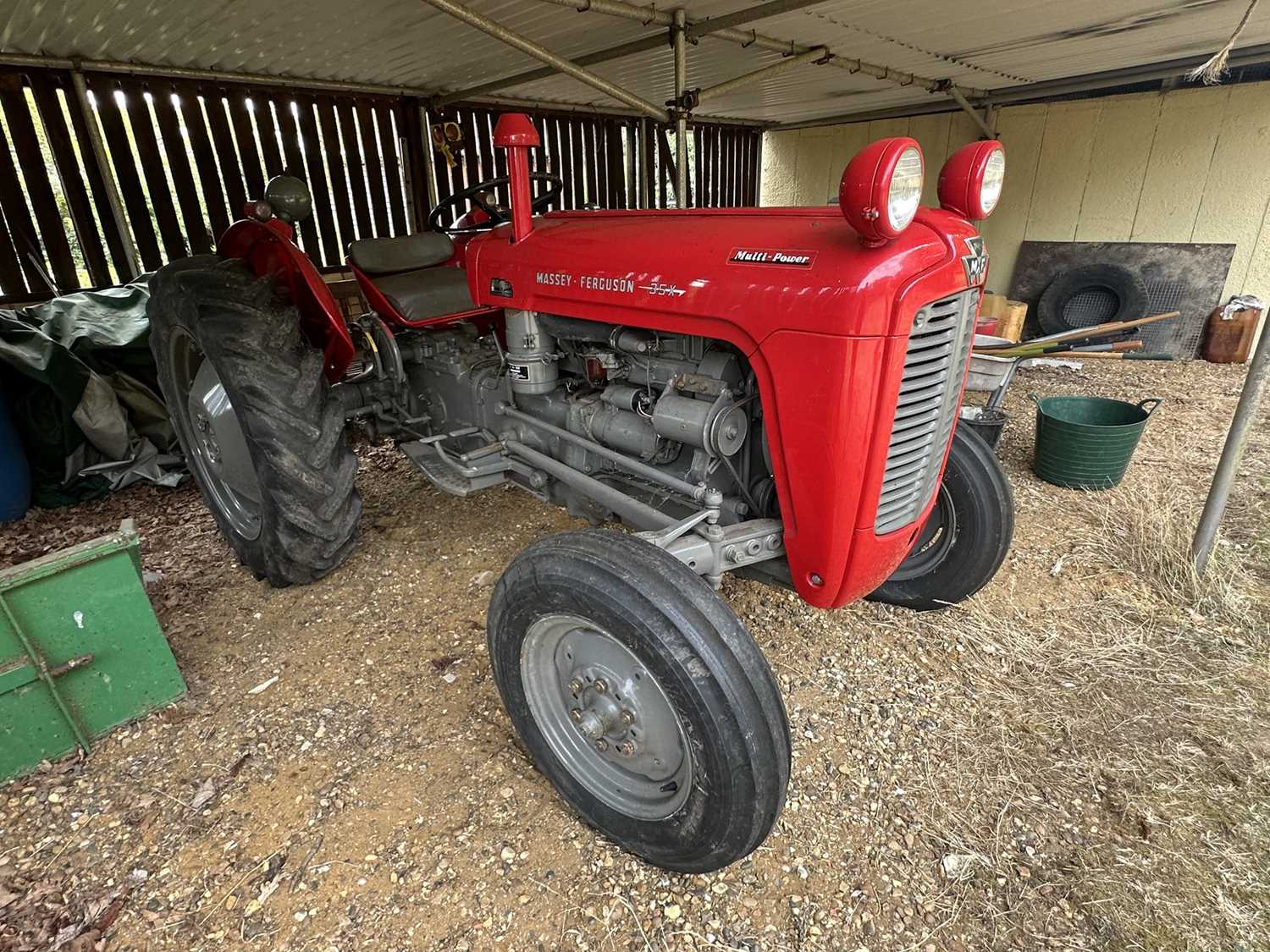 Lot 220 - 1963 Massey Ferguson 35X, chassis no. 304740, reg. no. 558 AOO.