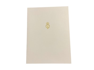 Lot 41 - H.R.H. Prince Charles Prince of Wales (now H.M. King Charles III), signed 1998 Christmas card with gilt Royal cyphers to cover, colour photograph of the relaxed Prince with his two sons on holida...