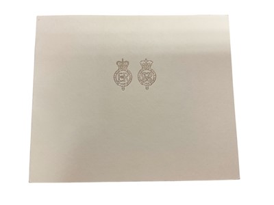 Lot 72 - H.R.H. The Duke of Edinburgh, scarce 1960s Christmas card with photograph of the Royal couple with their children to the interior, signed in ink 'Philip'