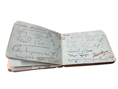 Lot 1116 - 1930s-1940s autograph album