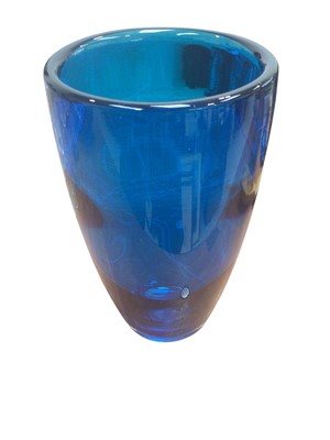 Lot 5060 - Collection of art glass and cut glass to include a Whitefriars Optic vase
