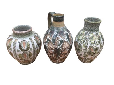 Lot 5053 - Five Denby stoneware vases