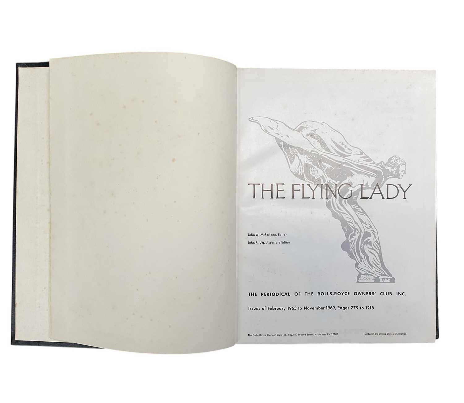Lot 45 - 'The Flying Lady' bound periodical of the Rolls-Royce Owners Club, 1951-1974