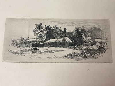 Lot 993 - Miles Edmund Cotman - Eleven Original Etchings for April East Anglian sale
