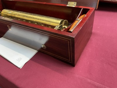 Lot 964 - Fine Nicole Freres Swiss music box playing eight airs, restored in 2000 and with article relating to the restoration