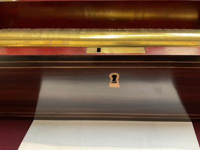 Lot 964 - Fine Nicole Freres Swiss music box playing eight airs, restored in 2000 and with article relating to the restoration