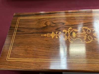 Lot 964 - Fine Nicole Freres Swiss music box playing eight airs, restored in 2000 and with article relating to the restoration