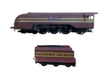 Lot 744 - Hornby OO Gauge BR maroon 4-6-2 Princess Class Princess Margaret Rose tender locomotive 46203, LMS maroon 4-6-2 Coronation Class Duchess of Norfolk tender locomotive 6226, GWR green 4-6-2 Battle...