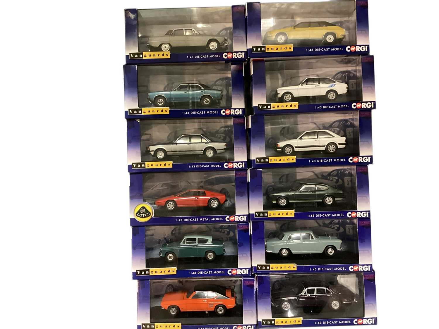 Lot 1827 - Corgi Vanguards 1:43 scale diecast Commercial Vans & Cars, boxed (23)