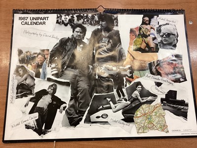 Lot 1258 - Selection of 1970s-1980s Unipart calendars mostly in original packaging (20)