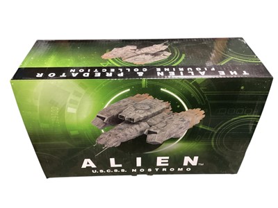 Lot 1772 - Eaglemoss Alien Collector's model spacecraft including Lander One, Lifter, Betty, USCSS Nostrom, Shuttle Narcissus & Dropship, all boxed (6)