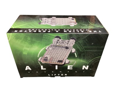 Lot 1772 - Eaglemoss Alien Collector's model spacecraft including Lander One, Lifter, Betty, USCSS Nostrom, Shuttle Narcissus & Dropship, all boxed (6)