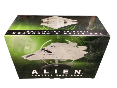 Lot 1772 - Eaglemoss Alien Collector's model spacecraft including Lander One, Lifter, Betty, USCSS Nostrom, Shuttle Narcissus & Dropship, all boxed (6)
