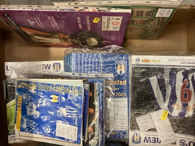 Lot 1133 - Large accumulation of Colchester United programmes, books, related items etc.