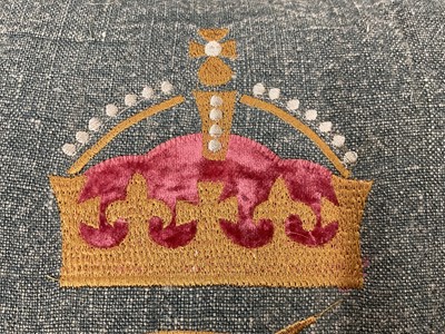 Lot 56 - 2025 Royal Household Christmas present cushion in box