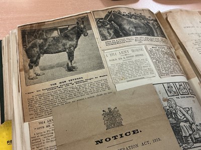 Lot 793 - Colchester interest- a fascinating album entitled ‘Reminiscences of the Great War Aug. 4th 1915 - Nov. 11th 1918’, relations and friends o...