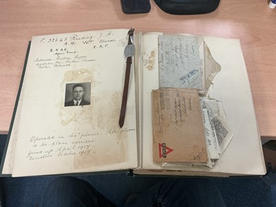 Lot 793 - Colchester interest- a fascinating album entitled ‘Reminiscences of the Great War Aug. 4th 1915 - Nov. 11th 1918’, relations and friends o...