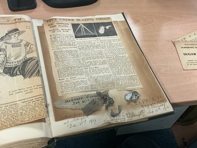 Lot 793 - Colchester interest- a fascinating album entitled ‘Reminiscences of the Great War Aug. 4th 1915 - Nov. 11th 1918’, relations and friends o...