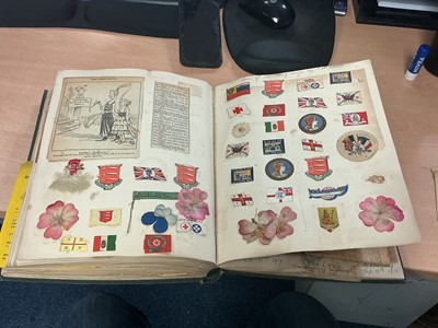 Lot 793 - Colchester interest- a fascinating album entitled ‘Reminiscences of the Great War Aug. 4th 1915 - Nov. 11th 1918’, relations and friends o...