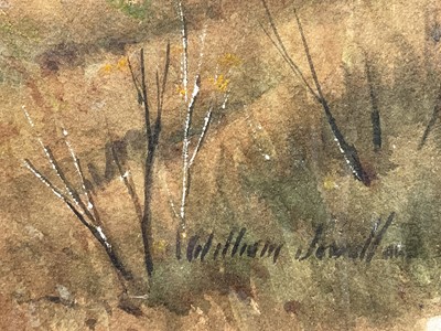 Lot 32 - William Jewell (American) watercolour, Store Beach, Great Diamond Island Maine, signed, 37cm x 53cm, glazed frame