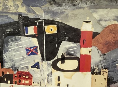 Lot 50 - John Piper centenary exhibition poster, Dulwich Picture Gallery 2003, 69cm x 49cm, glazed frame