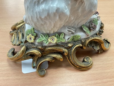 Lot 109 - Mid 18th century Meissen rabbit