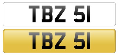 Lot 176 - Cherished registration- TBZ 51