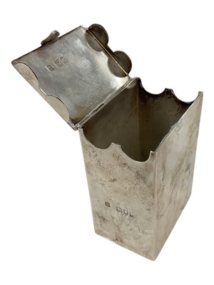 Lot 96 - Victorian silver playing card case engraved 'Fettercairn 1899' and copy of Glamis Casle book