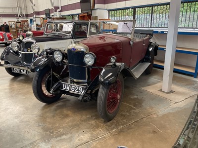 Lot 212 - 1929 Riley 9hp MK IV fabric Tourer, reg. no. UW 629, chassis no. 606983