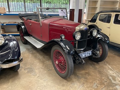 Lot 212 - 1929 Riley 9hp MK IV fabric Tourer, reg. no. UW 629, chassis no. 606983